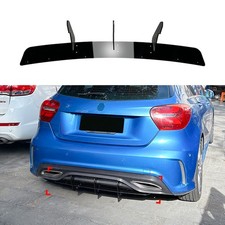 Für Mercedes-Benz A-Klasse W176 2016-18 AMG Line Kofferraum Splitter Heckspoiler