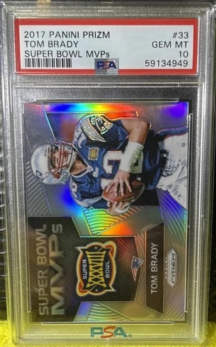 2017 Panini Prizm - Super Bowl Mvps Tom Brady #33 Silver Prizm