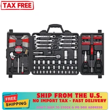 101 Piece Mechanic Tool Set for Roadside Emergencies SAE/Metric and Compact Case