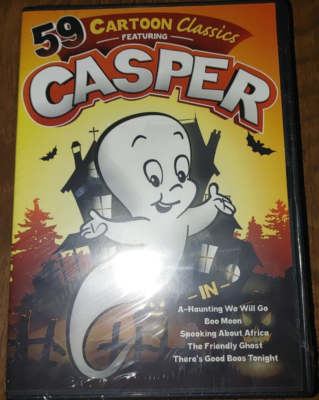 59 Cartoon Classics Featuring Casper, Heckle & Jeckle, & more [DVD