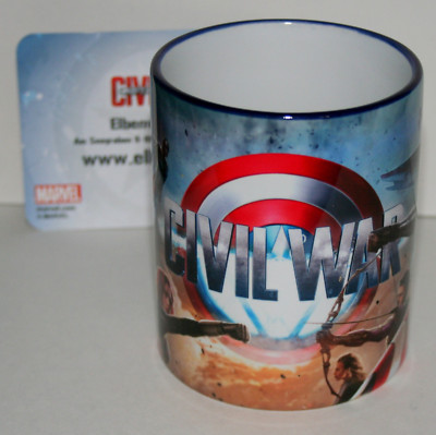 Captain America Elbenwald German Ceramic Coffee Mug Cup Box New Marvel Comics