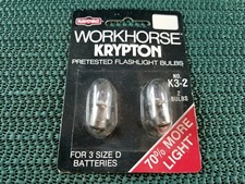 Rayovac K3-2 Krypton Pre Tested Flashlight Bulbs / 2 Pak