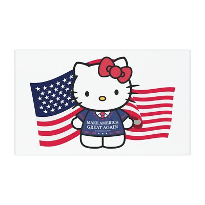 Hello Kitty Trump Make America Great Again Car Magnet | eBay