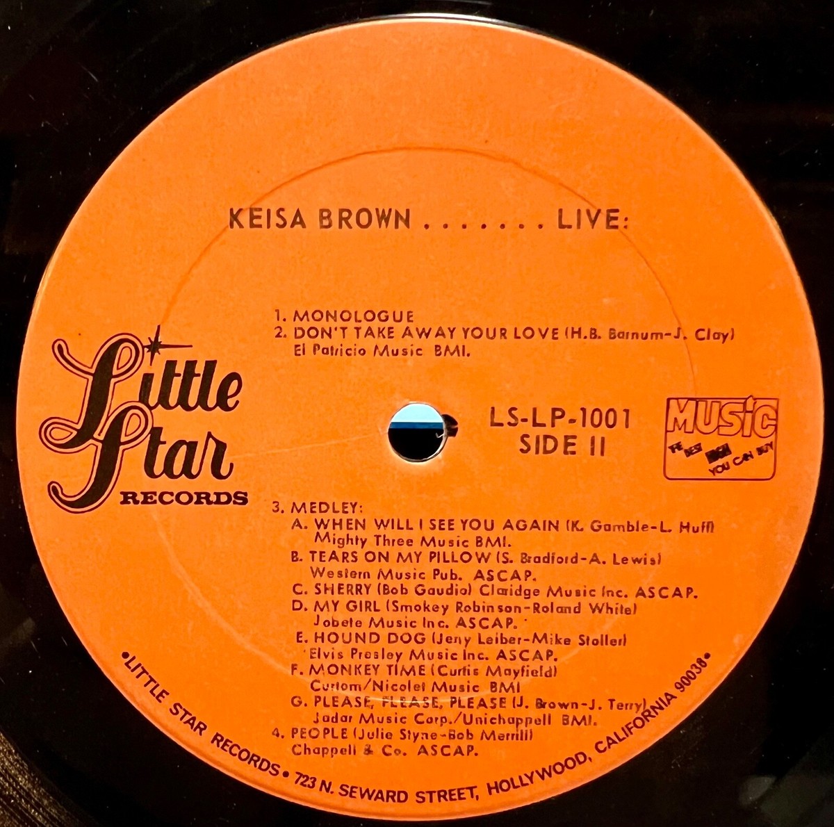 Keisa Brown – Keisa BrownLive! Little Star Records LS Keisa Brown – Keisa BrownLive! Little Star Records LS