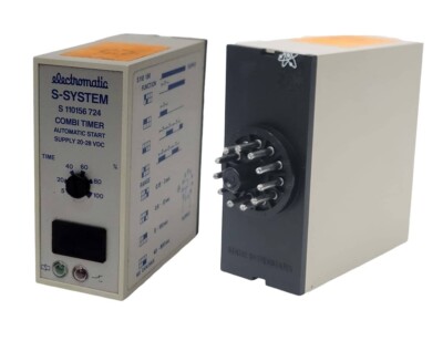 ELECTROMATIC S-SYSTEM S110156724 COMBI TIMER AUTOMATIC START 20-28VDC New