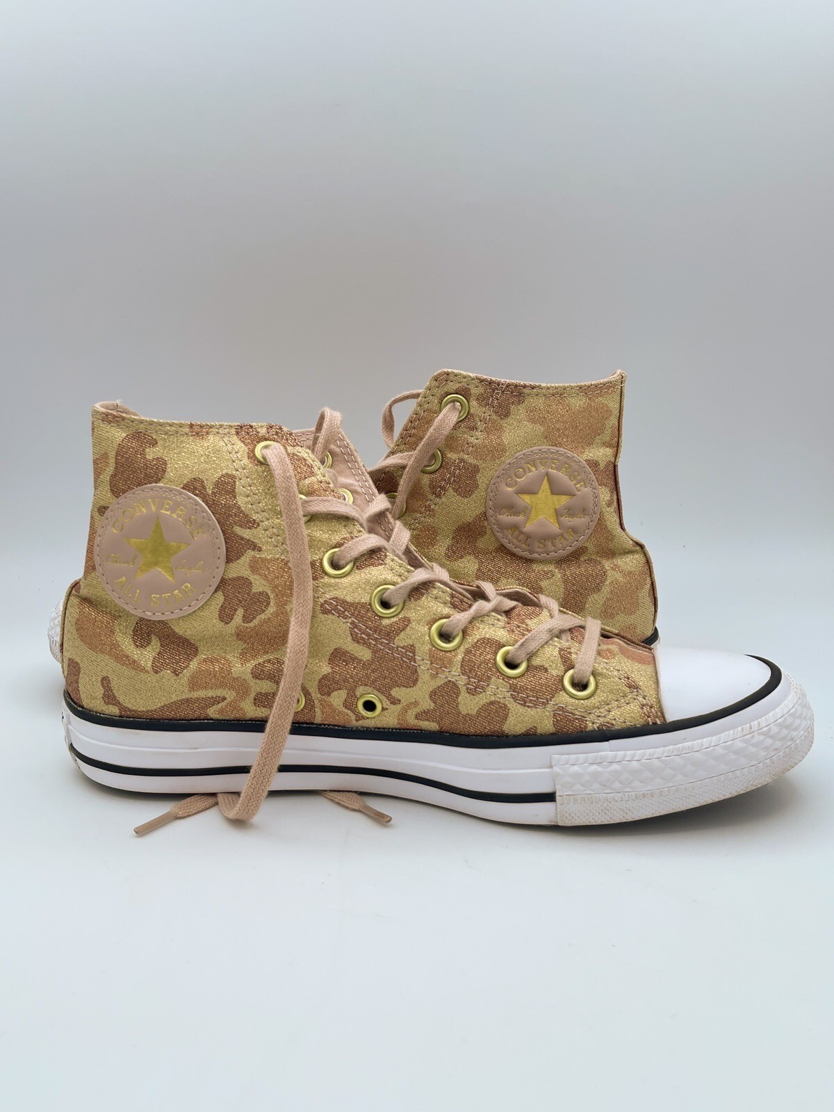 Converse Chuck Taylor All Star High Lurex Glitter Camo 559837F Size