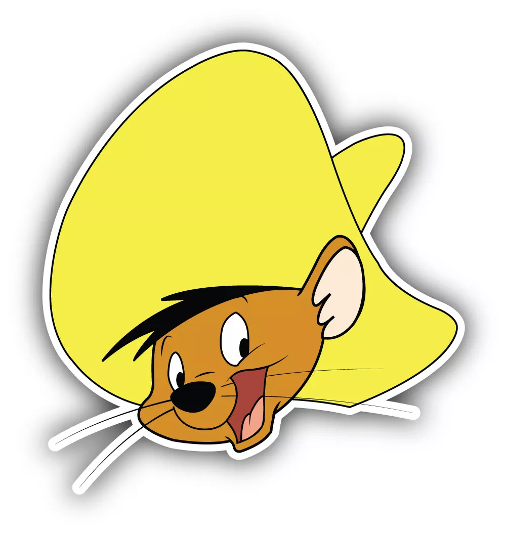 Looney Tunes Cartoon Speedy Gonzales Sticker Bumper Decal
