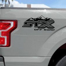 Stx Off Road Mountain Decals Fits Ford F150 F250 Truck Stickers Bed Side Graphic