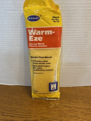 dr scholl sheep wool fleece insoles