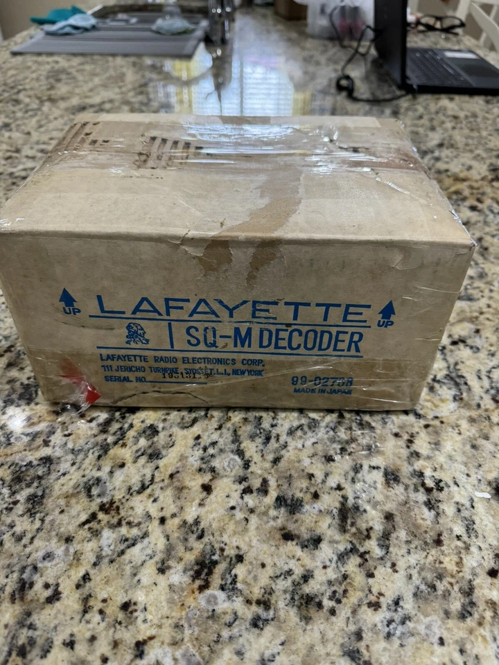 Decodificador vintage LAFAYETTE SQ-M 4 canales de los años 70 Japón nuevo caja abierta Foto 3 de 4