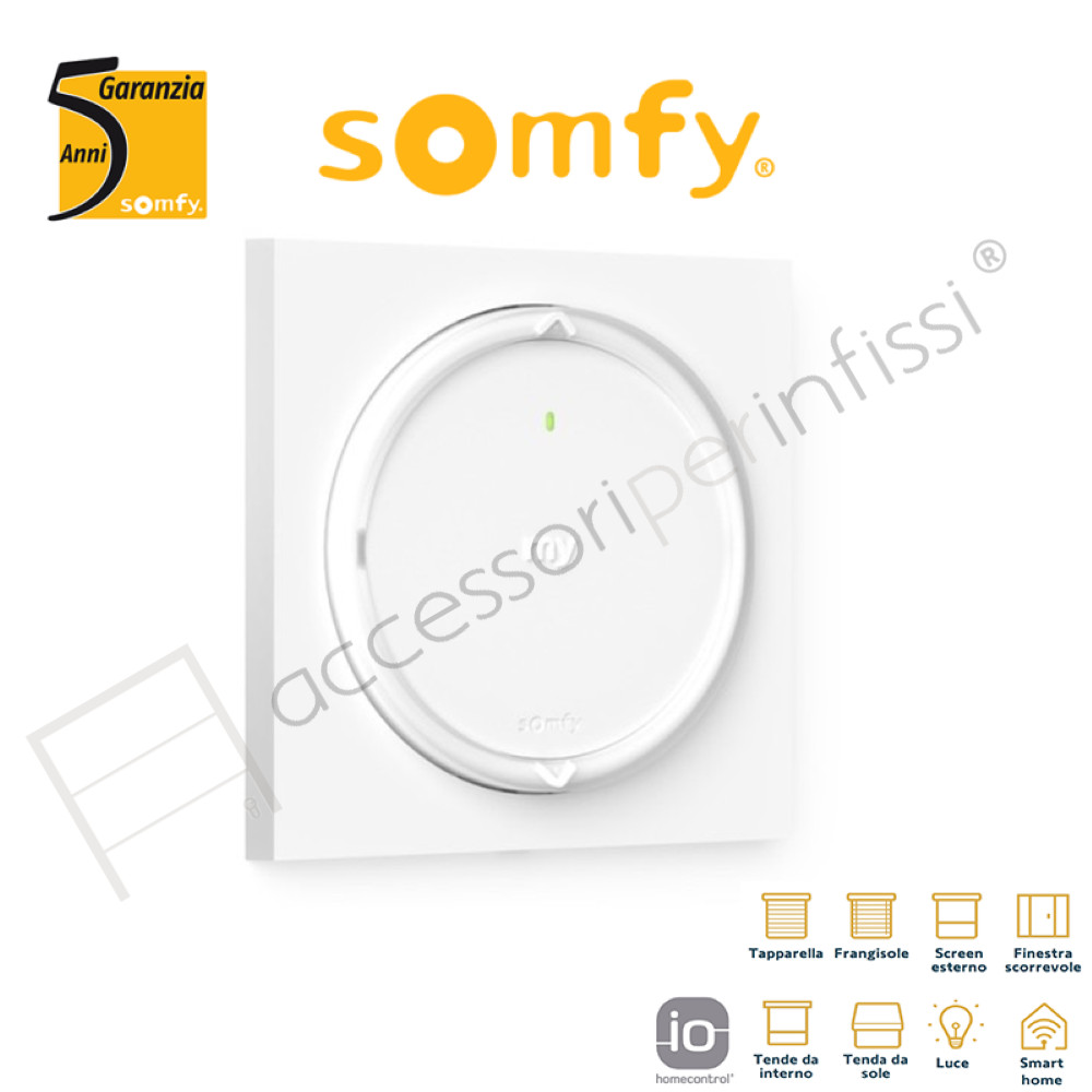 AMY 1 io - Comando a parete a 1 canale somfy