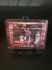 Stephen Curry 2021-22 Donruss Franchise Features Pink Laser. Warriors