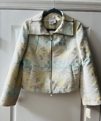 Akris Punto Jacket Zipper Collar Size M US 10