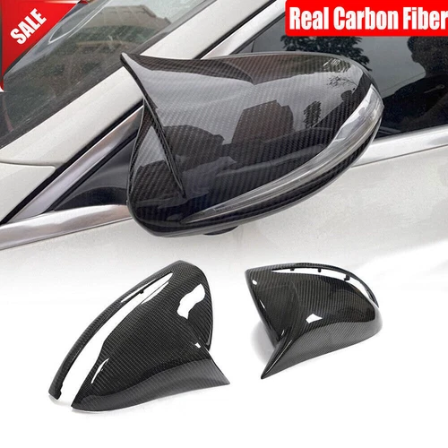 Real Carbon Mirror Cover Caps For Mercedes Benz W205 C250 C300 C43 C63 AMG 2015+