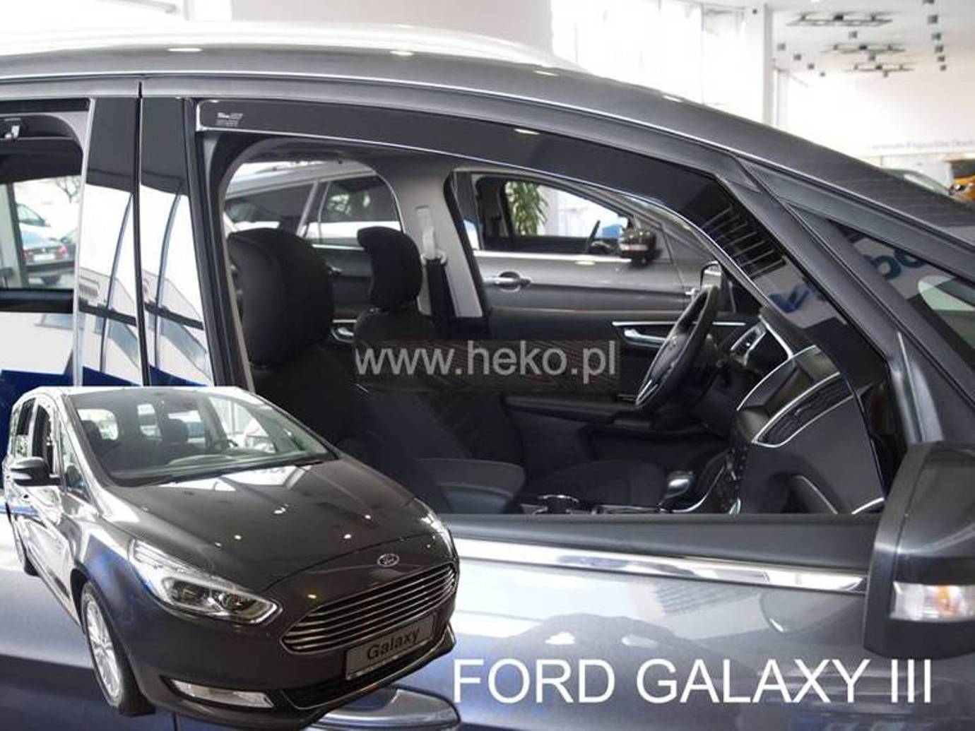 Déflecteurs d'air Ford Galaxy 3 stop aux sifflements de vent