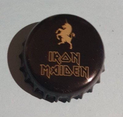 ROBINSONS Brauerei Bier Flaschenverschluss Kronkorken TROOPER Iron Maiden Logo Stockport