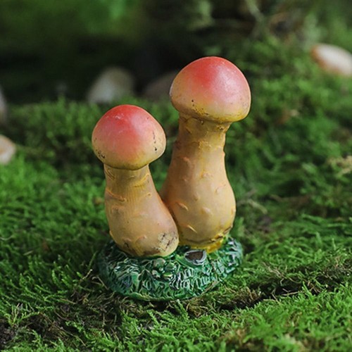 DIY Simulation Mushroom Cute Mushroom Ornaments Mushroom Statue Garden - Picture 14 of 15