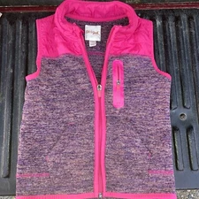 Cat And Jack Girls Pink Vest Size Sm. 6 X