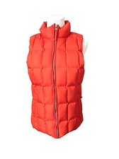 Gap Vintage Down Puffer Zipper Winter Washable Vest Orange Spice MEDIUM Outdoor