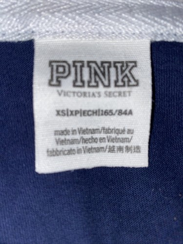 PINK By VICTORIA’S SECRET Rugby Shirt Women’s XS/XP Classic Blue & White  - Bild 4 von 5