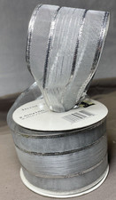DECORATIVE RIBBON SILVER