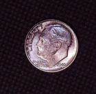 1946-D Roosevelt Dime Uncirculated Toning Silver (10)C #037