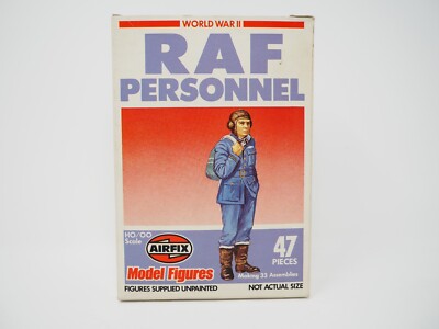 Airfix H0/00 Figuren RAF Personnel Soldaten Großbriatannien Airforce vintage