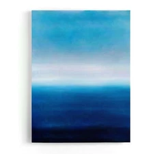 Ocean Framed Canvas Stretched Ready to Hang 50x40 Home decor Gift.