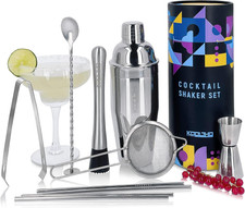Kit Cocktail Barman Professionale Completo, Idee Regalo Donna Uomo Originale, Se