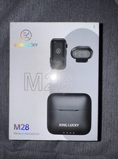 King Lucky Wireless Lavalier Microphone, with Professional ANC Noise Reduction