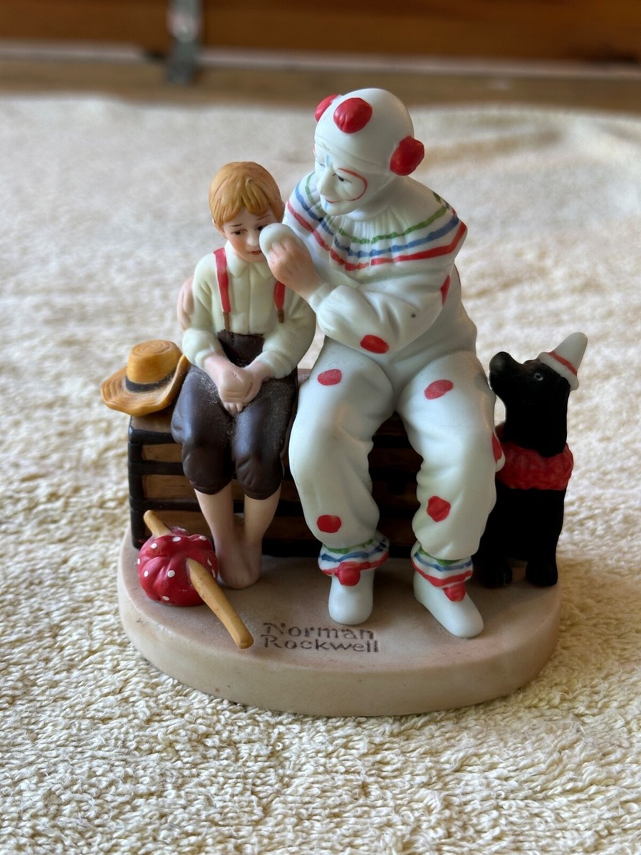 Norman Rockwell's The Runaway Porcelain Hand Painted Sculpture