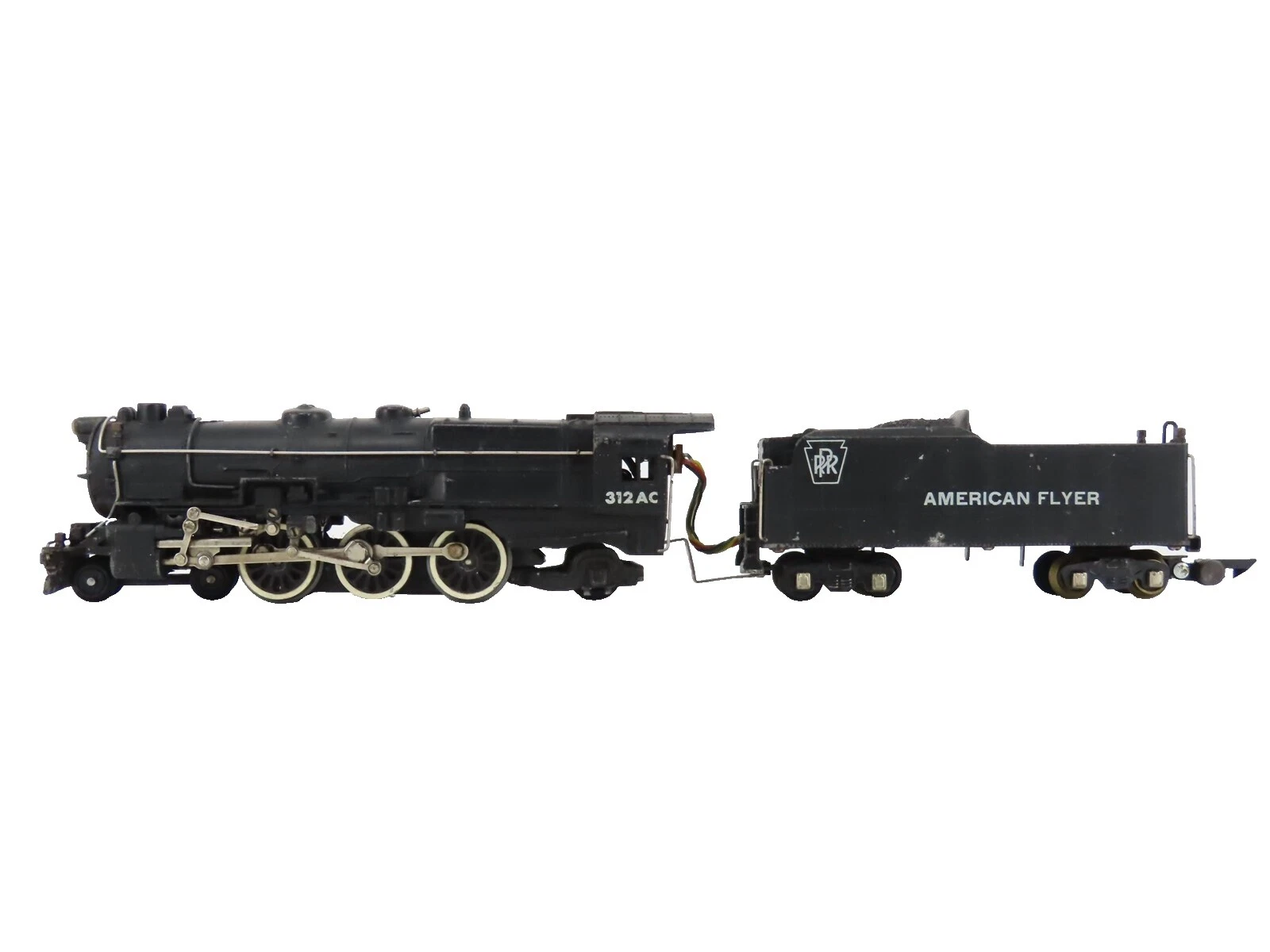 Modelo de metal blanco American Flyer trenes