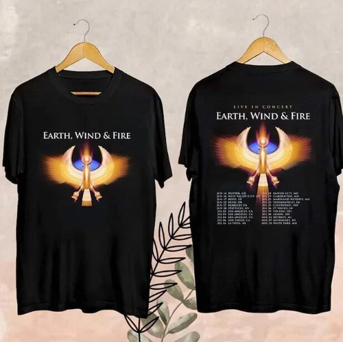 2025 Earth Wind Fire Summer Tour Shirt, Earth Wind And Fire Merch Unisex Shirt