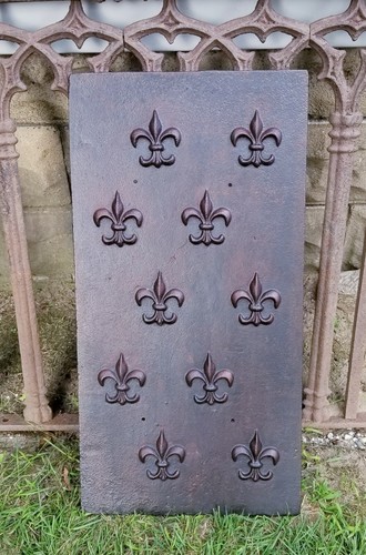 Panel de cámara antiguo flor de lis parque forestal Springfield Ma C1890 - Imagen 2 de 9