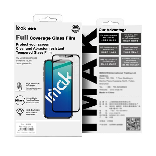 IMAK For Honor 400 5G, HD Full Coverage Tempered Glass Film Screen Protector - 第 9/9 張圖片