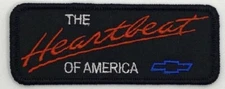 Chevrolet Chevy Heartbeat of America Vintage Style Retro Patch Iron Sew Cap Hat
