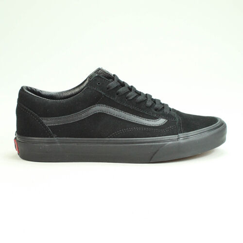 Vans Old Skool Suede Trainers Shoes Brand New in Black UK Size 6,7,8,9,10,11,12 - Picture 1 of 6
