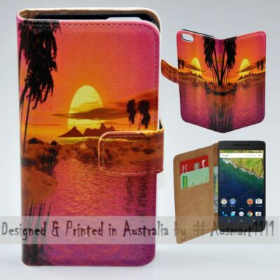 For Google Pixel Series - Summer Sunset Theme Print Mobile Phone Case Cover