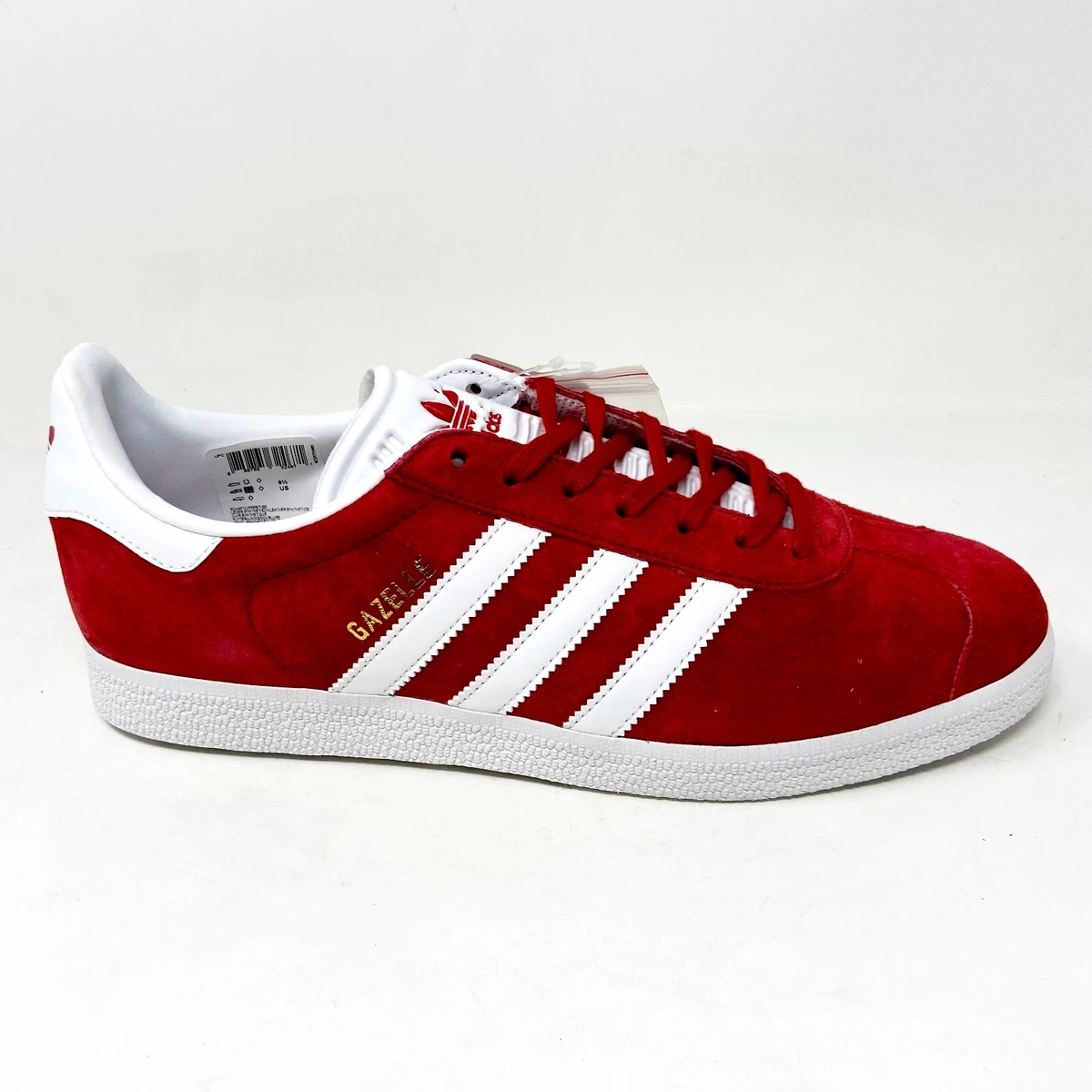 Originals Gazelle Scarlet Red White Mens Casual S76228 | eBay