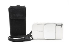 FUJIFILM TIARA ZOOM 35mm Point Shoot Film Camera Silver w/case Exc E1581