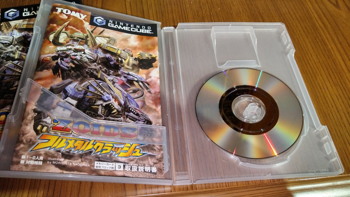 ZOIDS Fullmetal Crash Nintendo GameCube GC Wii NTSC-J japan F/S US