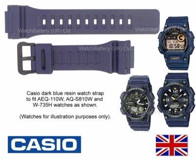 casio w735h strap