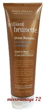 JOHN FRIEDA Brilliant Brunette Shin Release Moisturizing Shampoo AMBER to MAPLE