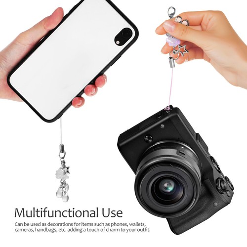 3 Pcs Handyriemen Telefon-Schlüsselanhänger Charme-Schlüsselanhänger - 第 5/11 張圖片