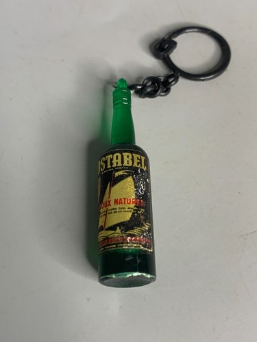 French vintage keychain holder advertising Mostabel wine aperitif - Picture 2 of 4