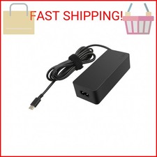 Lenovo 65w USB Type C Ac Adapter 4X20M26268 With 2 Prong Power Cord Included, Bl