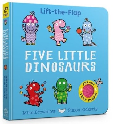 Mike Brownlow Five Little Dinosaurs (Kartonbuch) Five Little