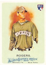 Esmil Rogers 2010 Topps Allen & Ginter 55 Colorado Rockies Rookie Baseball Card