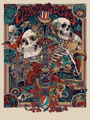Mondo Artist Tyler Stout 86/350 Official Screen Print Grateful Dead Art