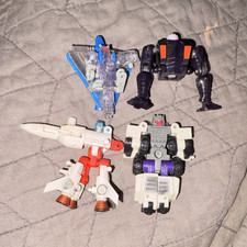 Transformers Action Figures Mixed Lot of 4 Robots and Vehicles vintage 